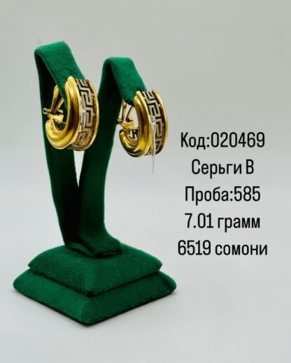 Серьги В